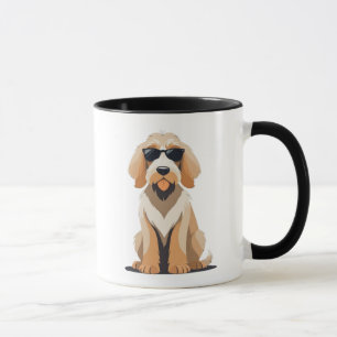 Cooles Otterhound mit Sunnien Tasse
