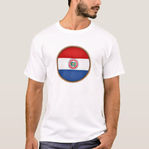 Cooles Paraguay-Flag-Siegel T-Shirt