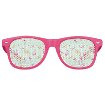 Cooles Party Flamingo Retro Sonnenbrille