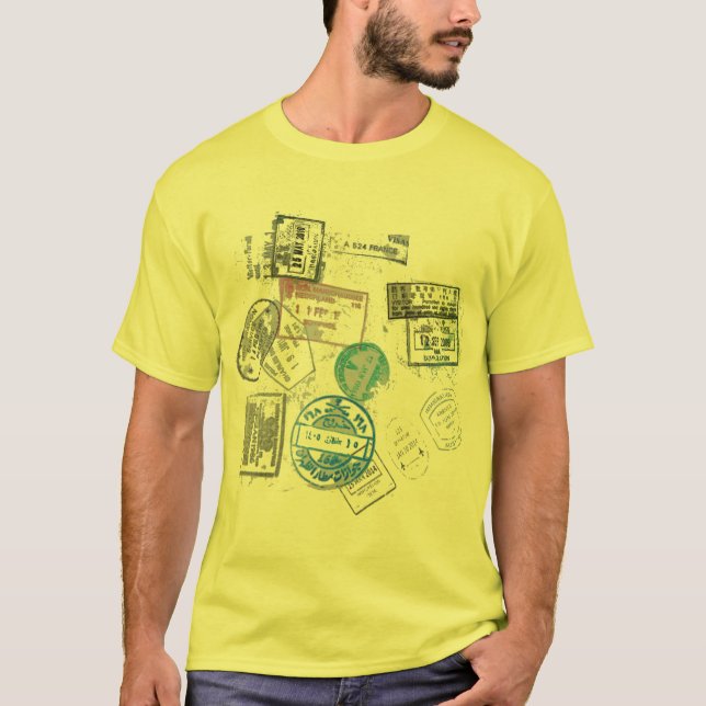 cooles Passland - Visum für Reisen T-Shirt (Vorderseite)