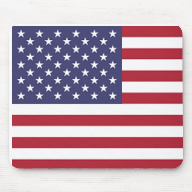 Cooles patriotisches amerikanisches Flag-Design Mousepad (Vorne)
