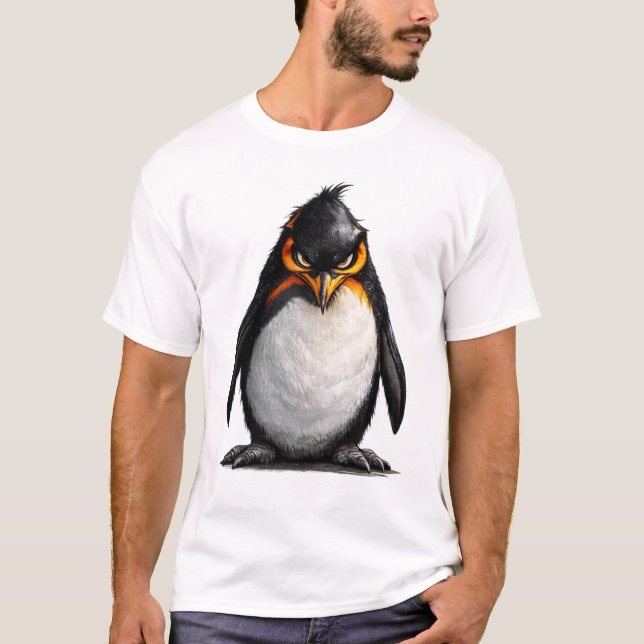 Cooles Penguin T-Shirt – Stylisches Tierdesign (Vorderseite)