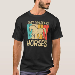 Cooles Pferd für Männer Reitsport Ridi T-Shirt