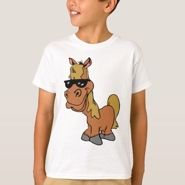 Cooles Pferdet-shirt T-Shirt (Vorderseite)