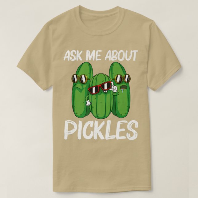 Cooles Pickeln-Design für Männer Frauen Pickle Foo T-Shirt (Design vorne)