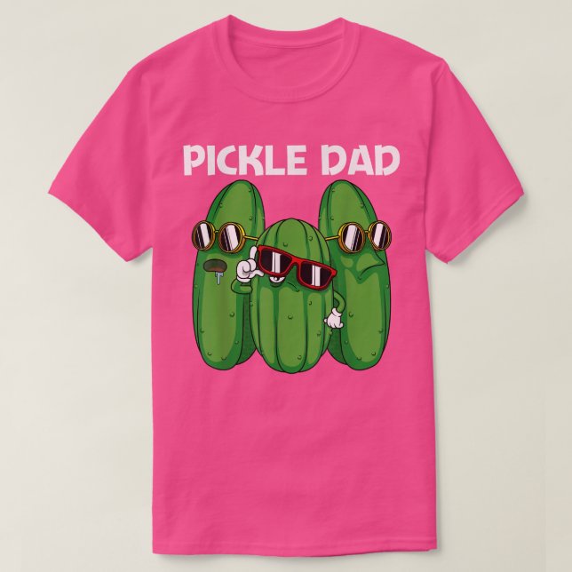 Cooles Picklauge-Design für Vater Pater Pickle Foo T-Shirt (Design vorne)