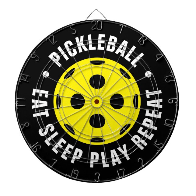 Cooles Pickleball-Dartboard-Geschenk für Fan und S Dartscheibe (vorne)