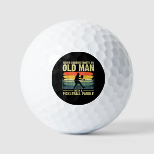 Cooles Pickleball-Design für Männer Opa Pickleball Golfball