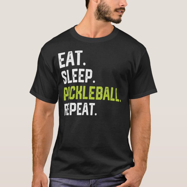 Cooles Pickleball für Männer Frauen Paddel Pickleb T-Shirt (Vorderseite)