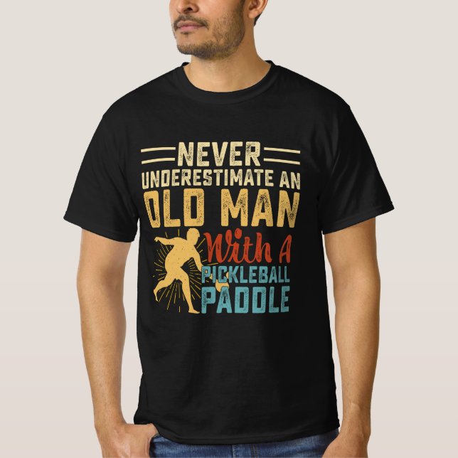 Cooles Pickleball Großpaddel Sport Pickleball T-Shirt (Vorderseite)