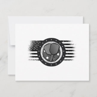 Cooles Pickleball Sport USA Grunge Flag - Pickleba