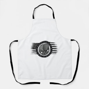 Cooles Pickleball Sport USA Grunge Flag - Pickleba Schürze