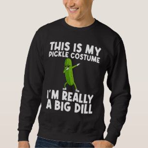 Cooles Picknick für Männer Frauen Großes Dill Gurk Sweatshirt