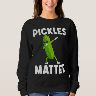 Cooles Picknick für Männer Frauen Großes Dill Gurk Sweatshirt