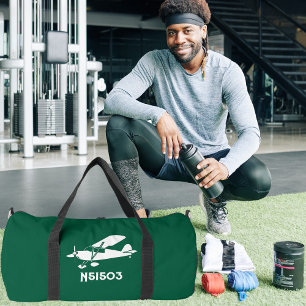 Cooles Piper Cub-Flugzeug, Luftverkehr mit benutze Duffle Bag