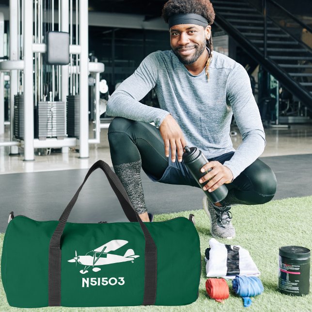 Cooles Piper Cub-Flugzeug, Luftverkehr mit benutze Duffle Bag (Von Creator hochgeladen)