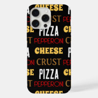 Cooles Pizza Pepperoni-Käsekrste-Textmuster