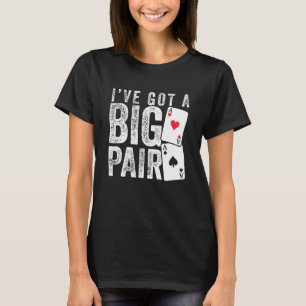 Cooles Poker-Spieler-Design für Männer Frauen Casi T-Shirt