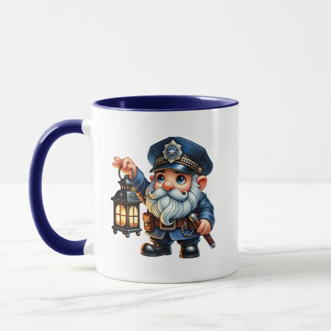 Cooles Polizeigenom Tasse (Links)
