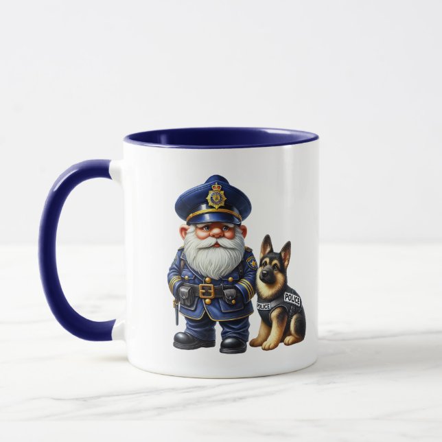 Cooles Polizeigenom Tasse (Links)