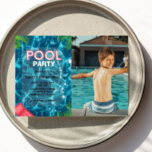 Cooles Pool-Party | Foto zum Geburtstag