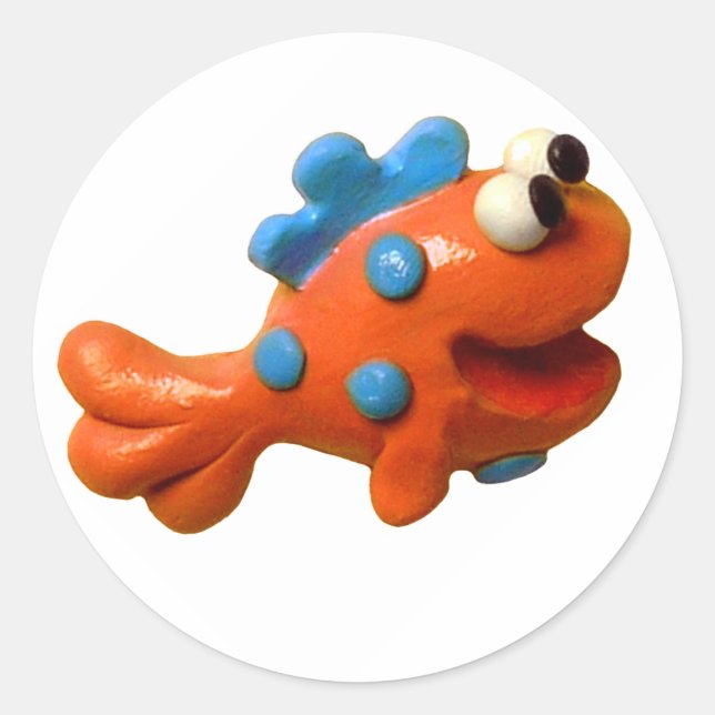 Cooles Pool-Party Runder Aufkleber (Vorderseite)