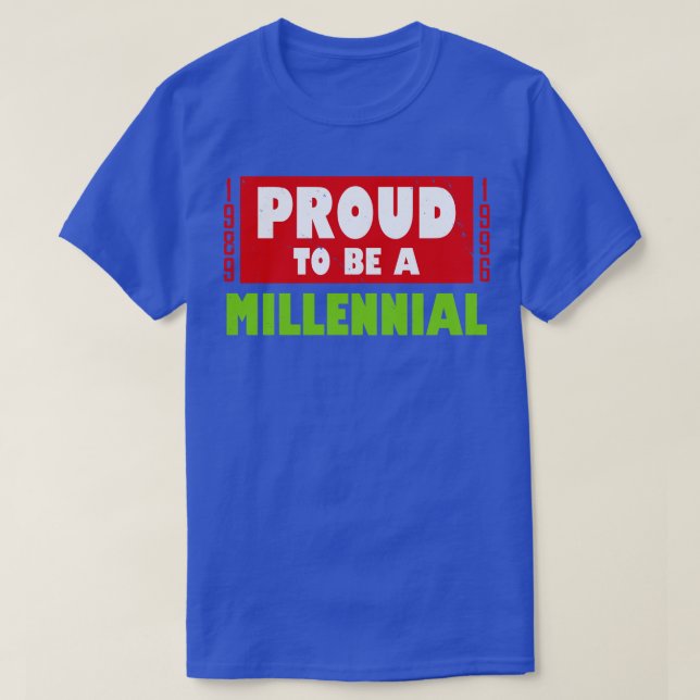 Cooles Proud Millennial Gen Y Slogan Geschenk für  T-Shirt (Design vorne)