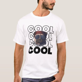 Cooles Pug-Hund Grafik T-Shirt