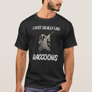 Cooles Raccoon für Männer Frauen Müll Panda Tier w T-Shirt