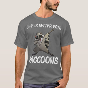 Cooles Raccoon für Männer Müll Panda Tiere Liebe T-Shirt