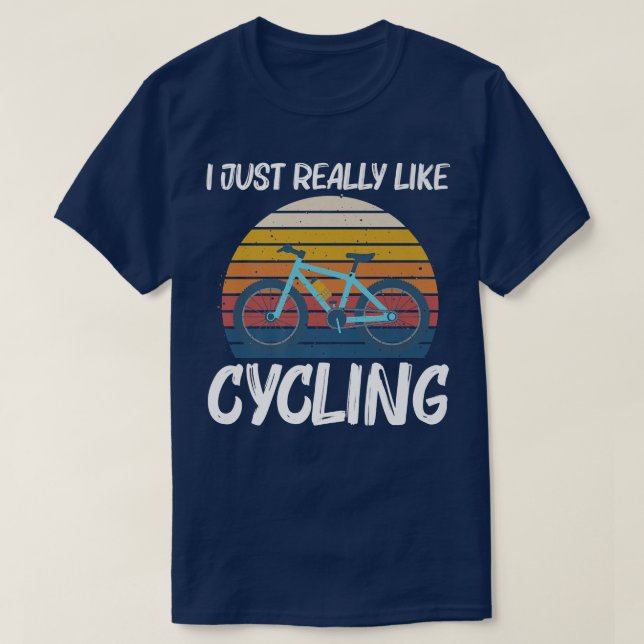 Cooles Raddesign für Damen und Herren - Fahrrad C T-Shirt (Design vorne)