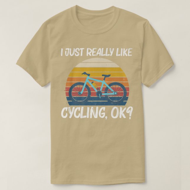Cooles Raddesign für Damen und Herren - Fahrrad C T-Shirt (Design vorne)