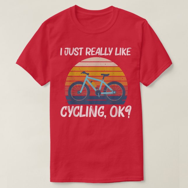 Cooles Raddesign für Damen und Herren - Fahrrad C T-Shirt (Design vorne)