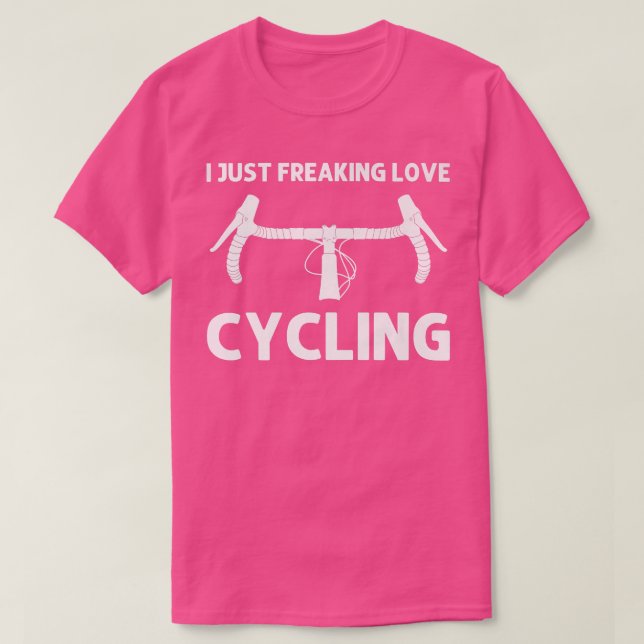Cooles Radfahren für Damen Radfahrerinnen Fahrradf T-Shirt (Design vorne)