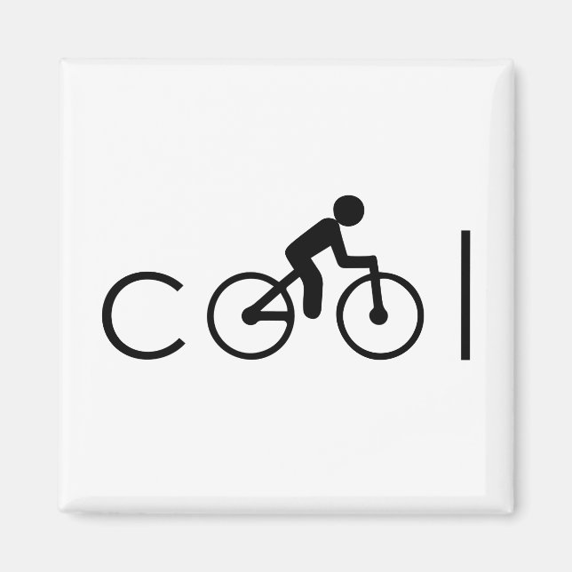 Cooles Radfahren Magnet (Vorne)