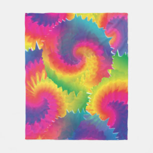 Cooles Rainbow-Gefärbte Krawatte-Muster Fleecedecke