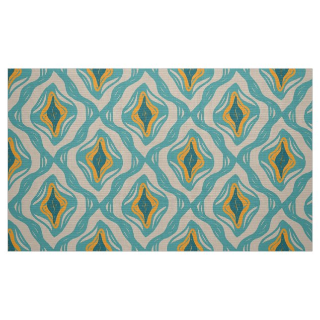 Cooles Retro-Farbstoff Vintag nahtloses Gewebe Stoff (Fat Quarter (45,7 x 55,9 cm))