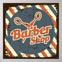 cooles Retro-Geschäft im Barbershop Vintag