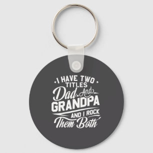 Cooles Retro-Geschenk für neue Großväter  Schlüsselanhänger