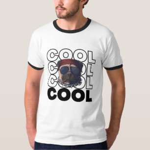 Cooles Retro-Hund-Ringert-Shirt 🐶 Freefit Casua T-Shirt