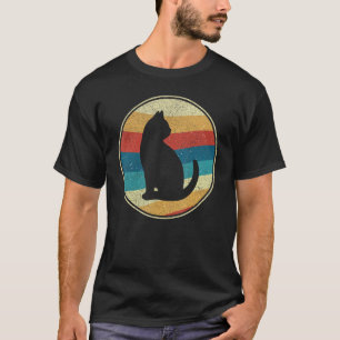 Cooles Retro-Katzen-Tierrettungs-T-Shirt T-Shirt