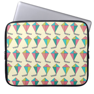 Cooles Retro Kite Muster Laptopschutzhülle