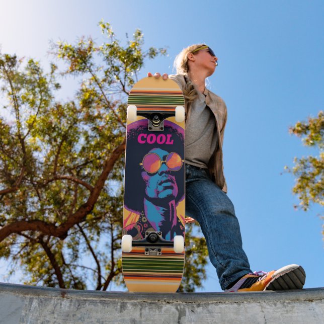 Cooles/Retro Skateboard (Außen 1)