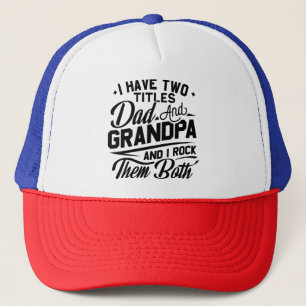 Cooles Retro-Style-Geschenk für neue Grandpas Truckerkappe