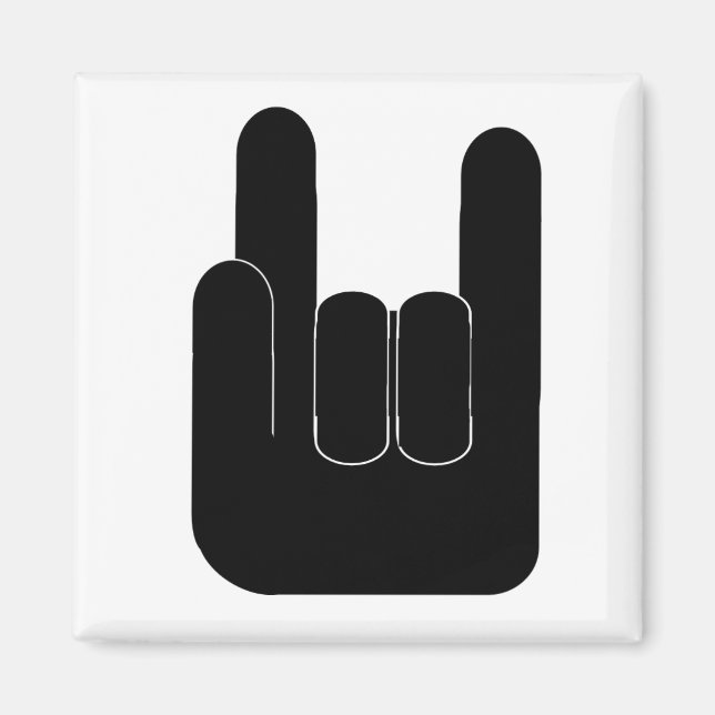 Cooles Rock Design Magnet (Vorne)