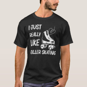 Cooles Rollschuhlaufen für Männer Frauen Retro Dis T-Shirt