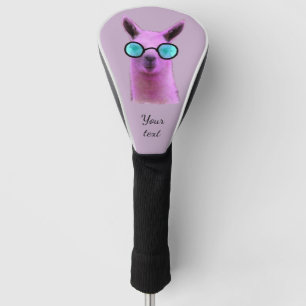 Cooles rosa Lama! Golf Headcover