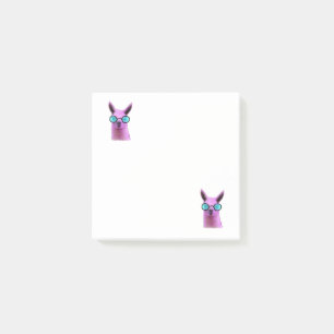 Cooles rosa Lama! Post-Itanmerkungen Post-it Klebezettel
