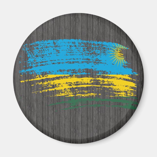 Cooles ruandisches Flaggendesign Magnet (Vorne)