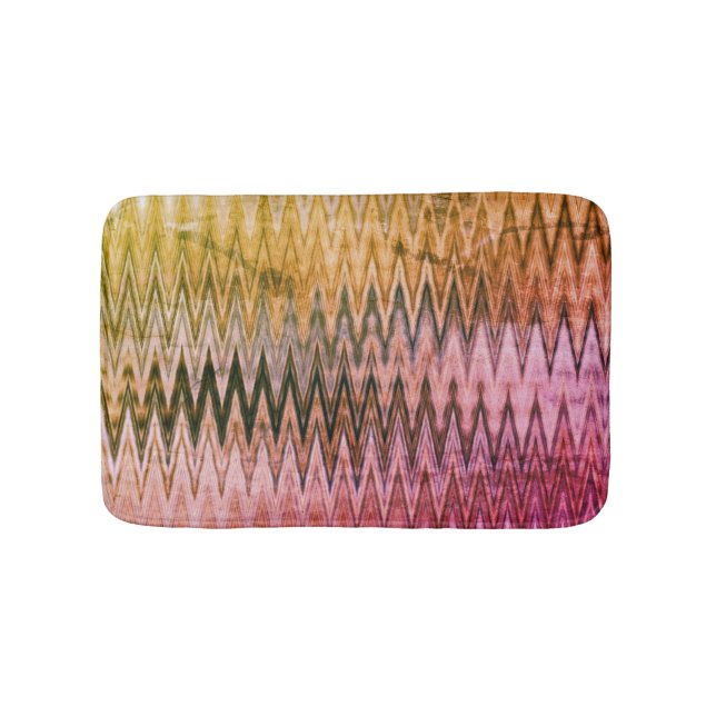COOLES Rustikales Wavy-Muster Badematte (Vorderseite)